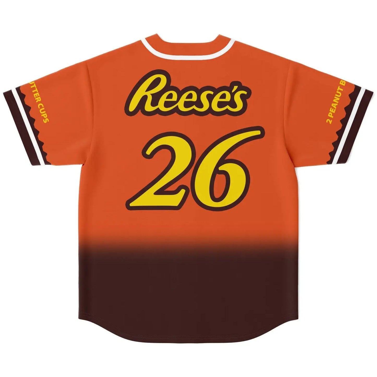 Orange Brown Reese’S Candy Rave Baseball Jersey