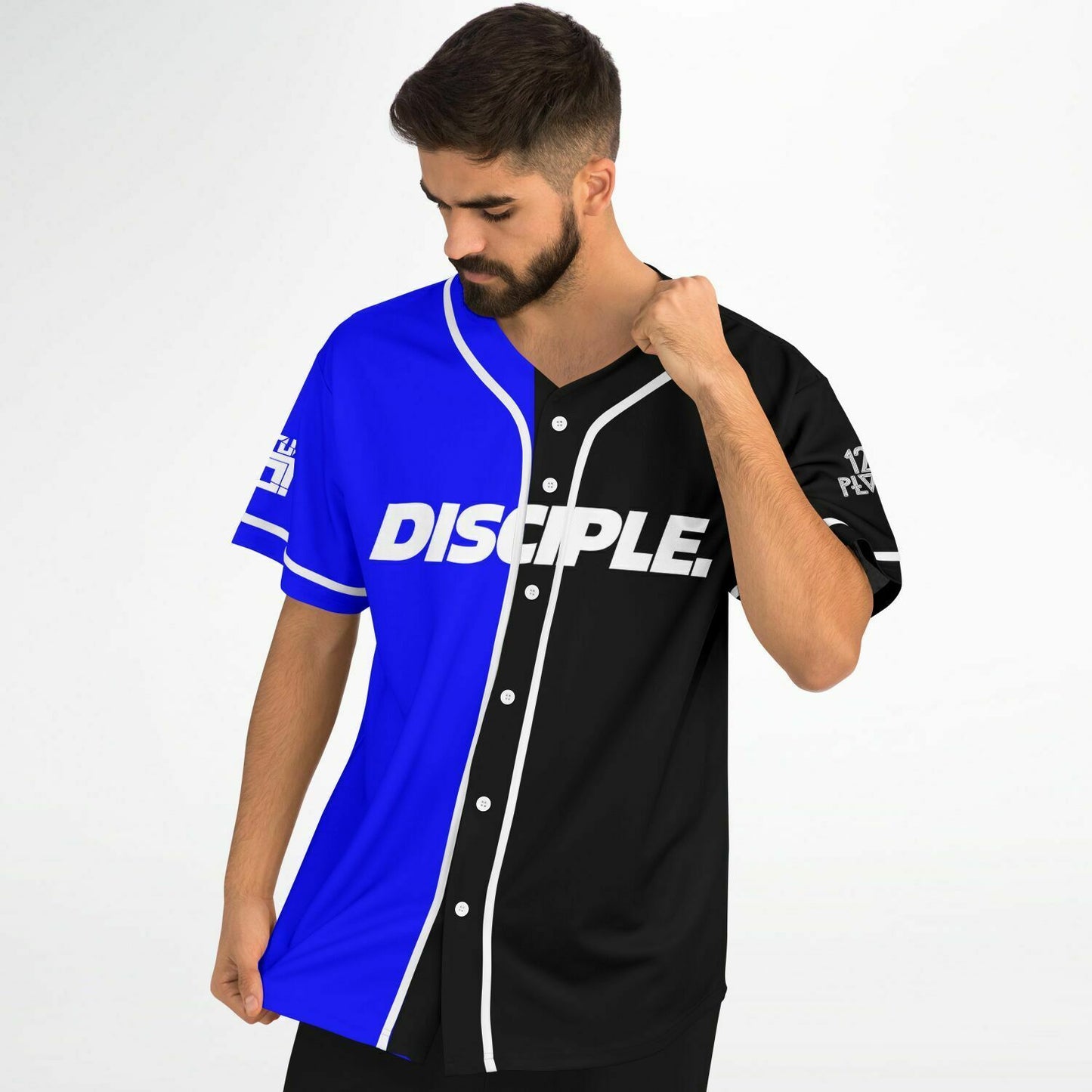 Disciple Royal Blue Half Rave Baseball Jersey