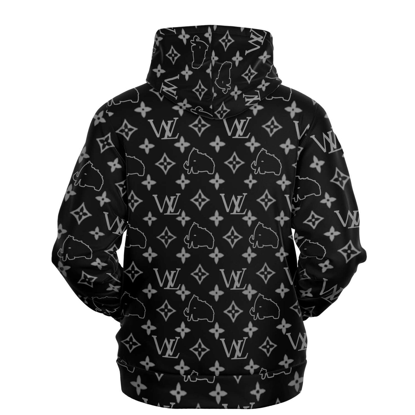 Wooli Monogram Black Rave Hoodie