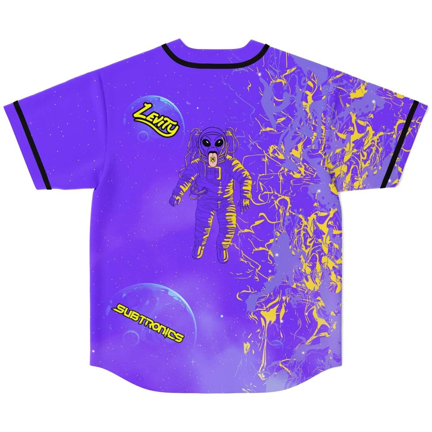 Zeds Dead Purple Cartoon Alien Rave Baseball Jersey