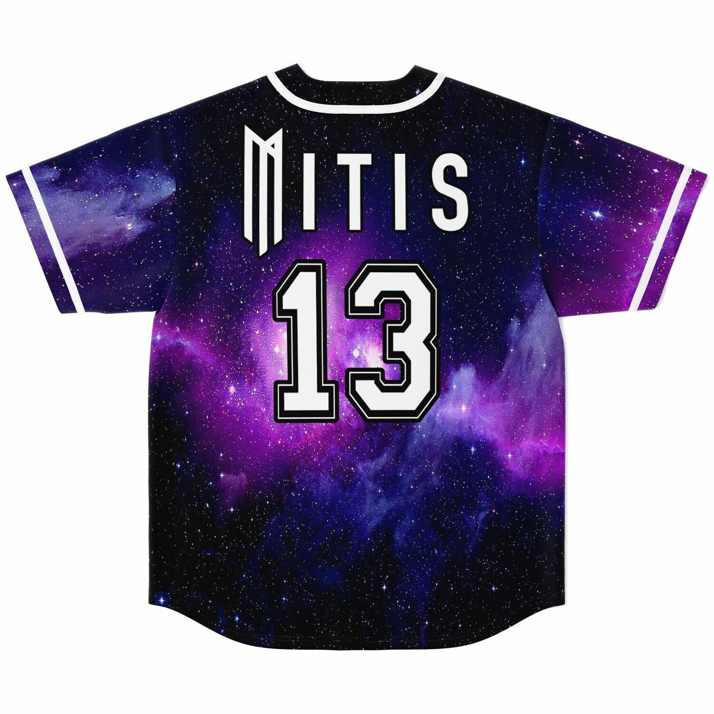 MITIS Deep Purple Nebula Rave Baseball Jersey