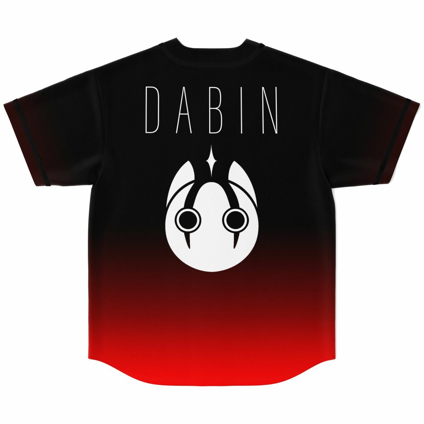 Dabin Black Bright White Abstract Rave Baseball Jersey