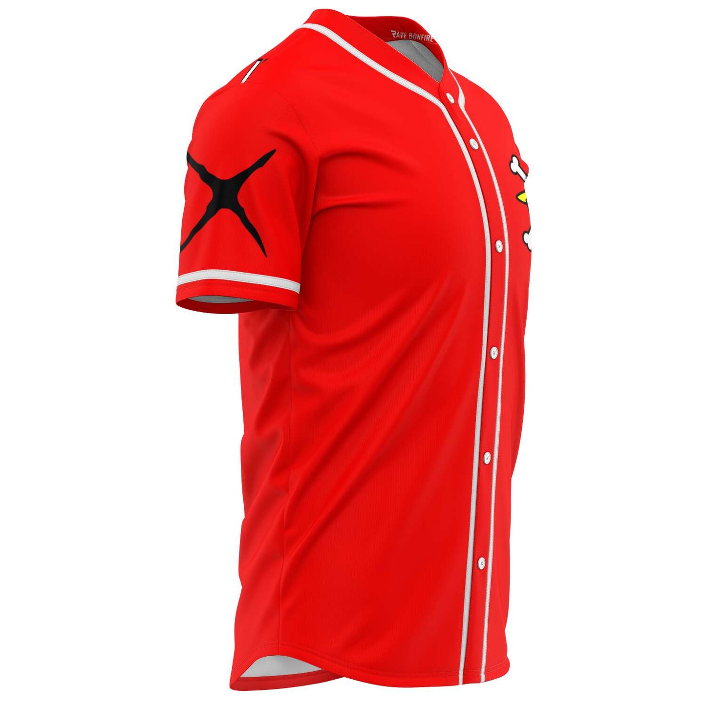 Illenium Bright Red One Piece Rave Baseball Jersey