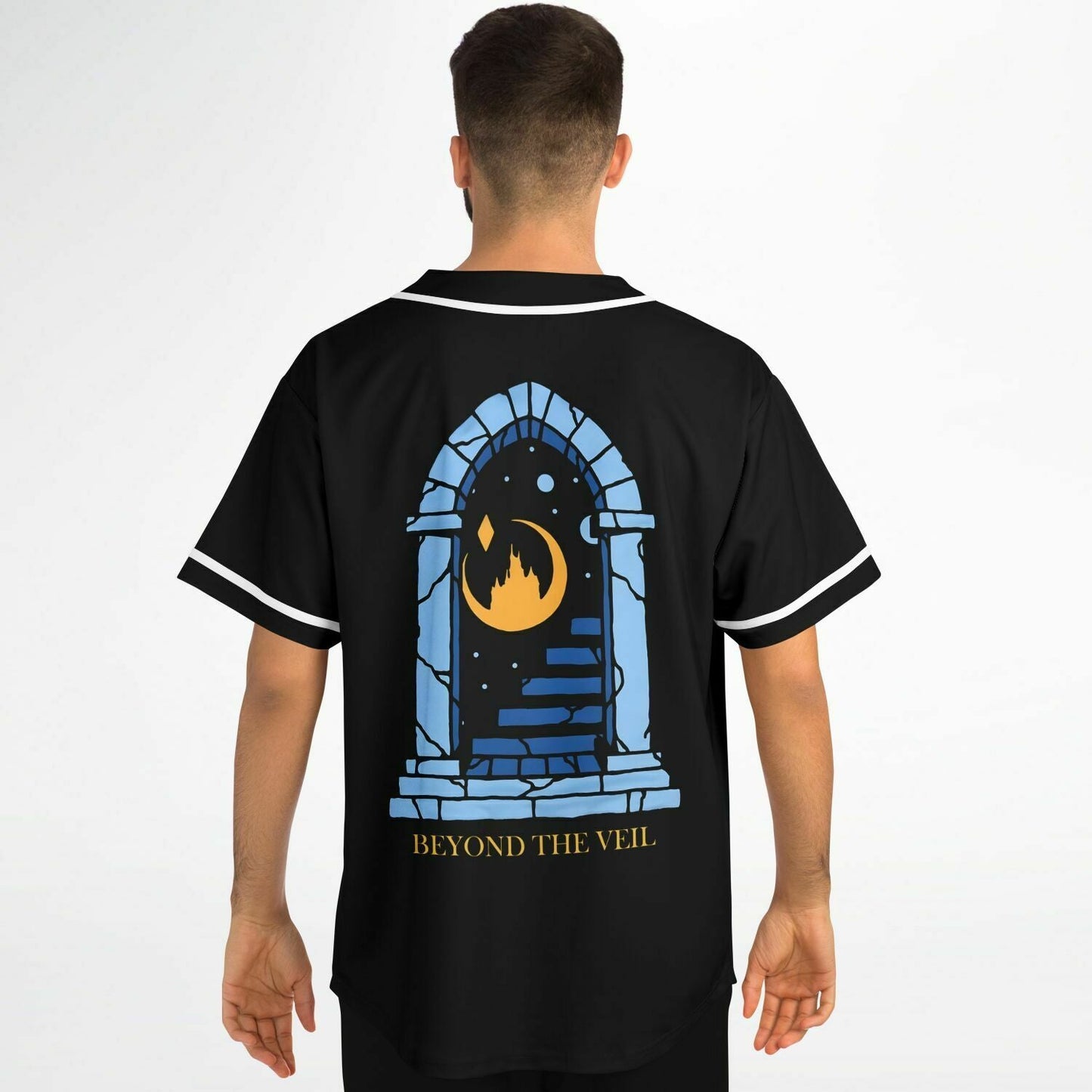 Seven Lions Black Stone Archway Rave Baseball Jersey