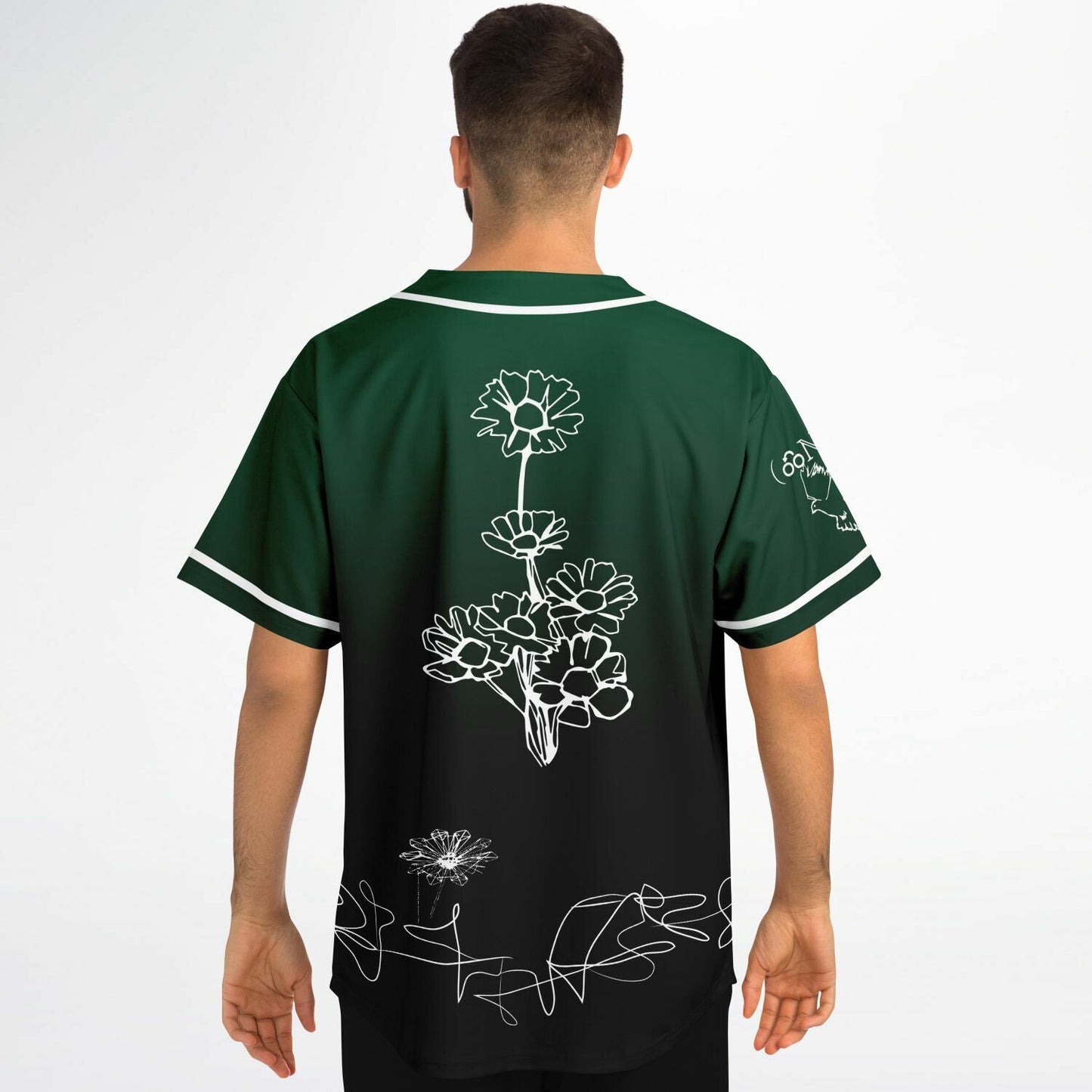 porter robinson Dark Forest White Line Rave Baseball Jersey