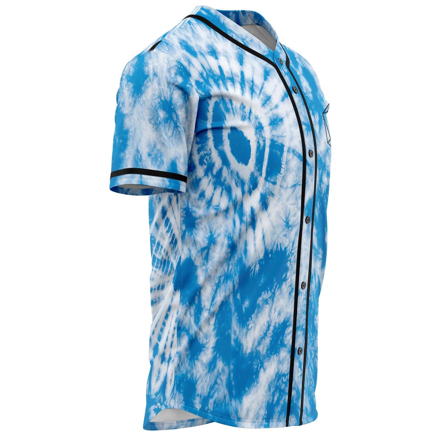ODESZA Sky Blue Spiral Tie Rave Baseball Jersey
