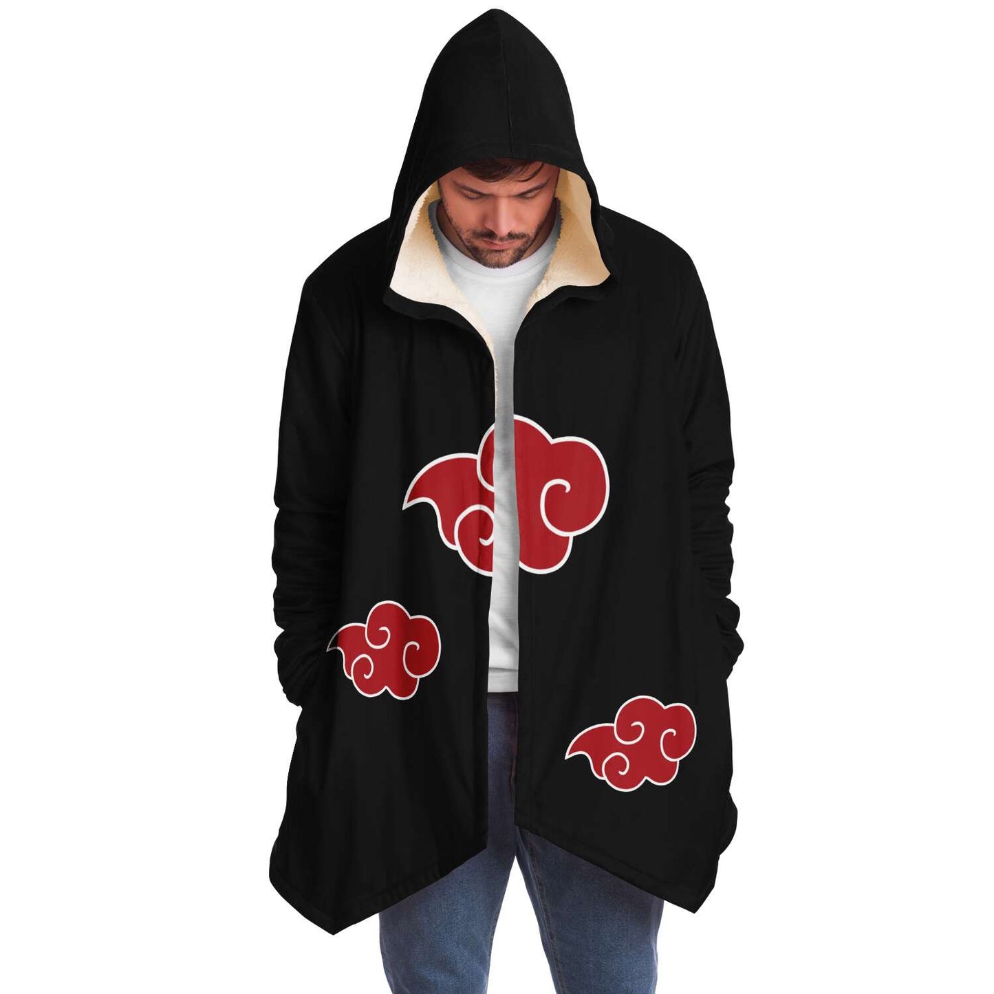 Black Akatsuki Red Rave Cloak