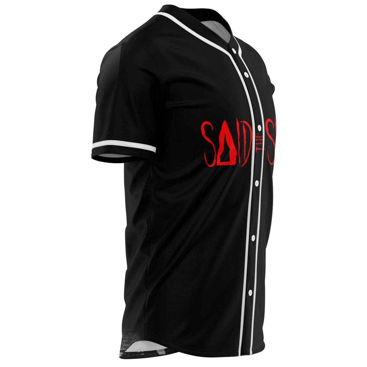 Said The Sky Black Cluster Red Rave Baseball Jersey