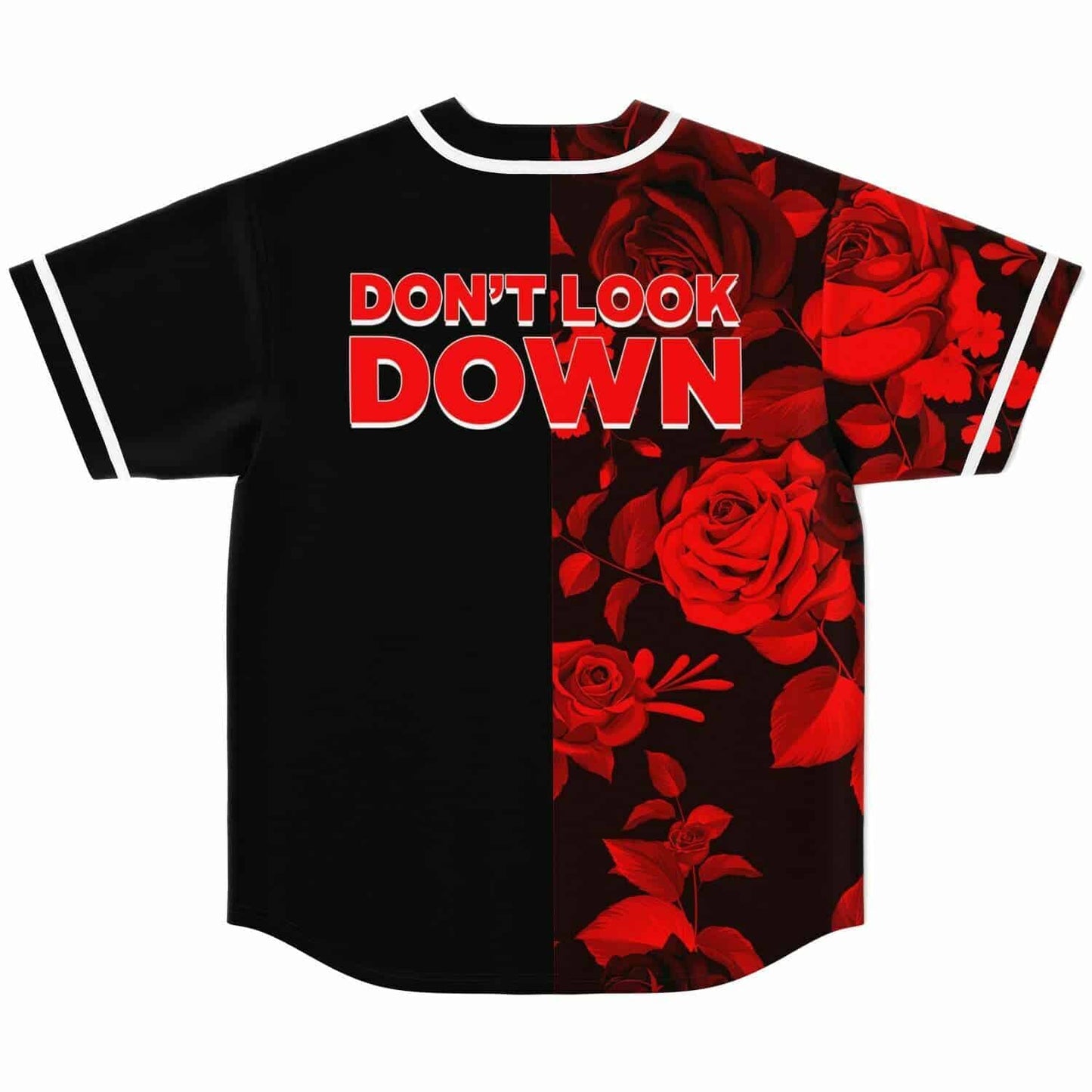 Black Split Rave Baseball Jersey