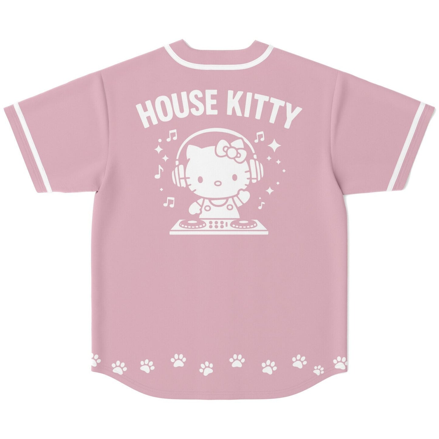 Soft Pink Hello Kitty Rave Baseball Jersey