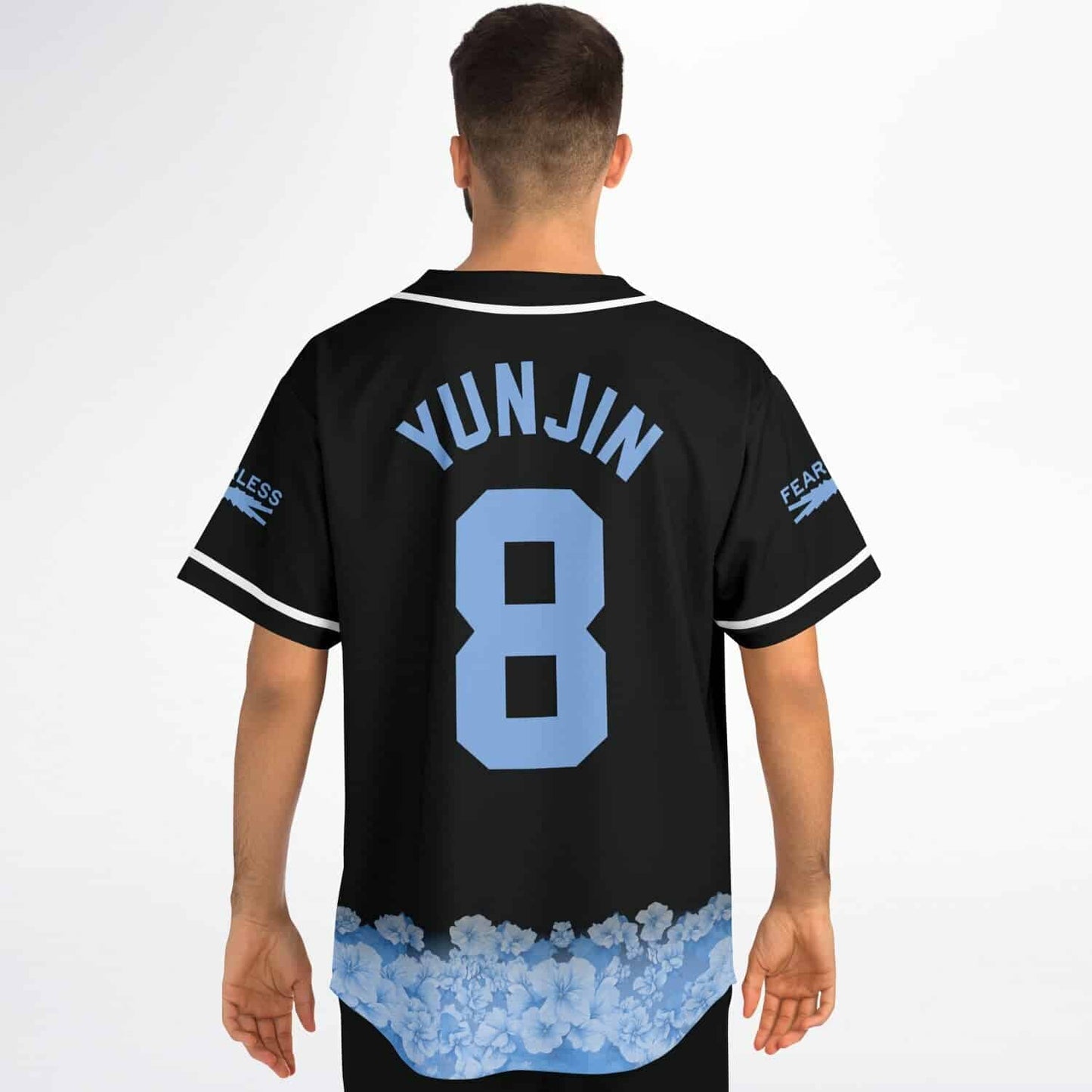 Black ‘Fearless’ Lightning Rave Baseball Jersey