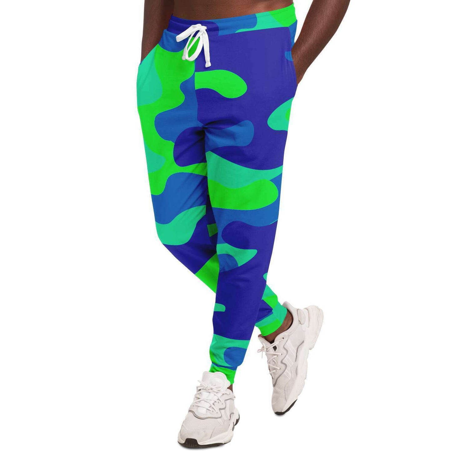 Royal Blue Camouflage Rave Joggers