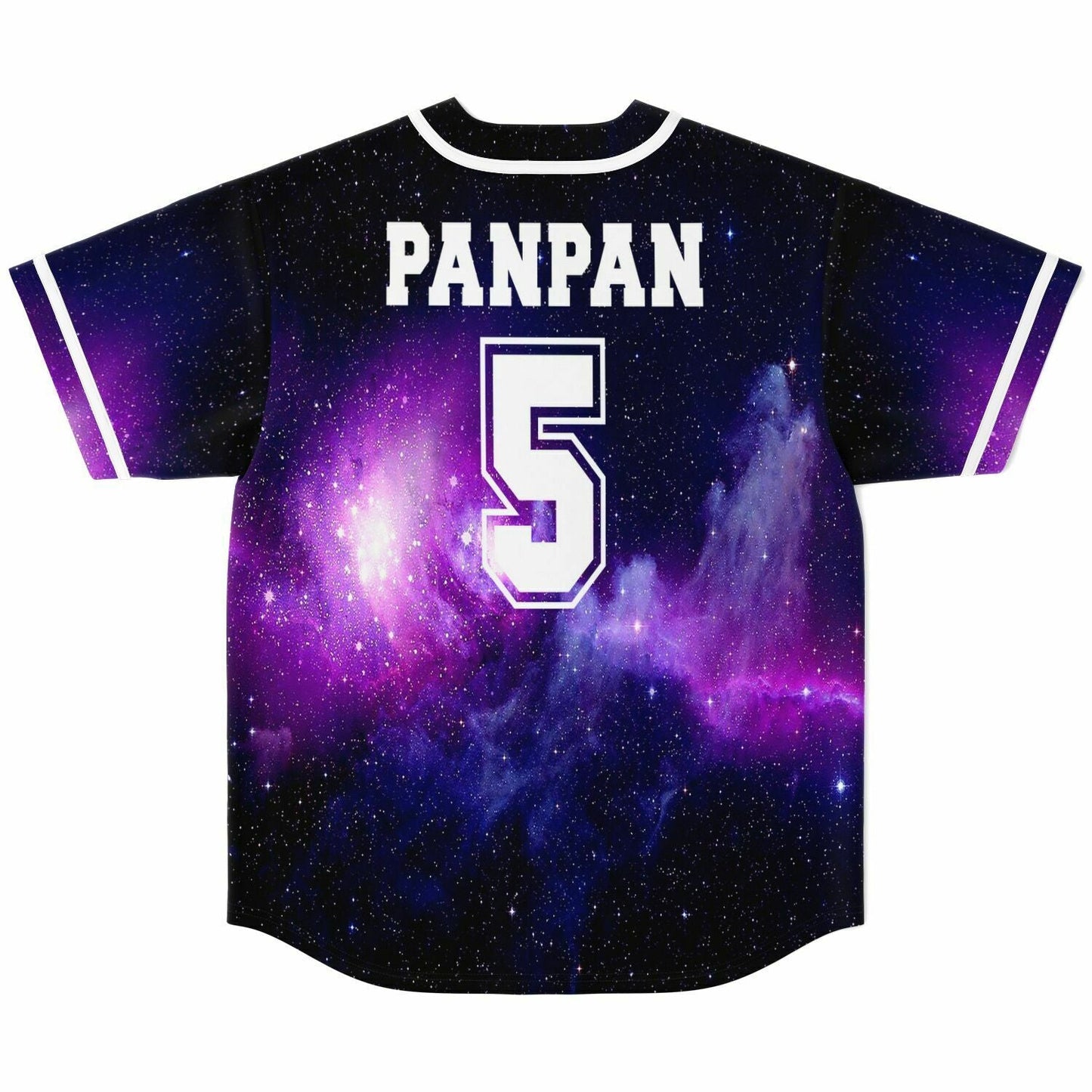 Purple Outer Space Rave Baseball Jersey