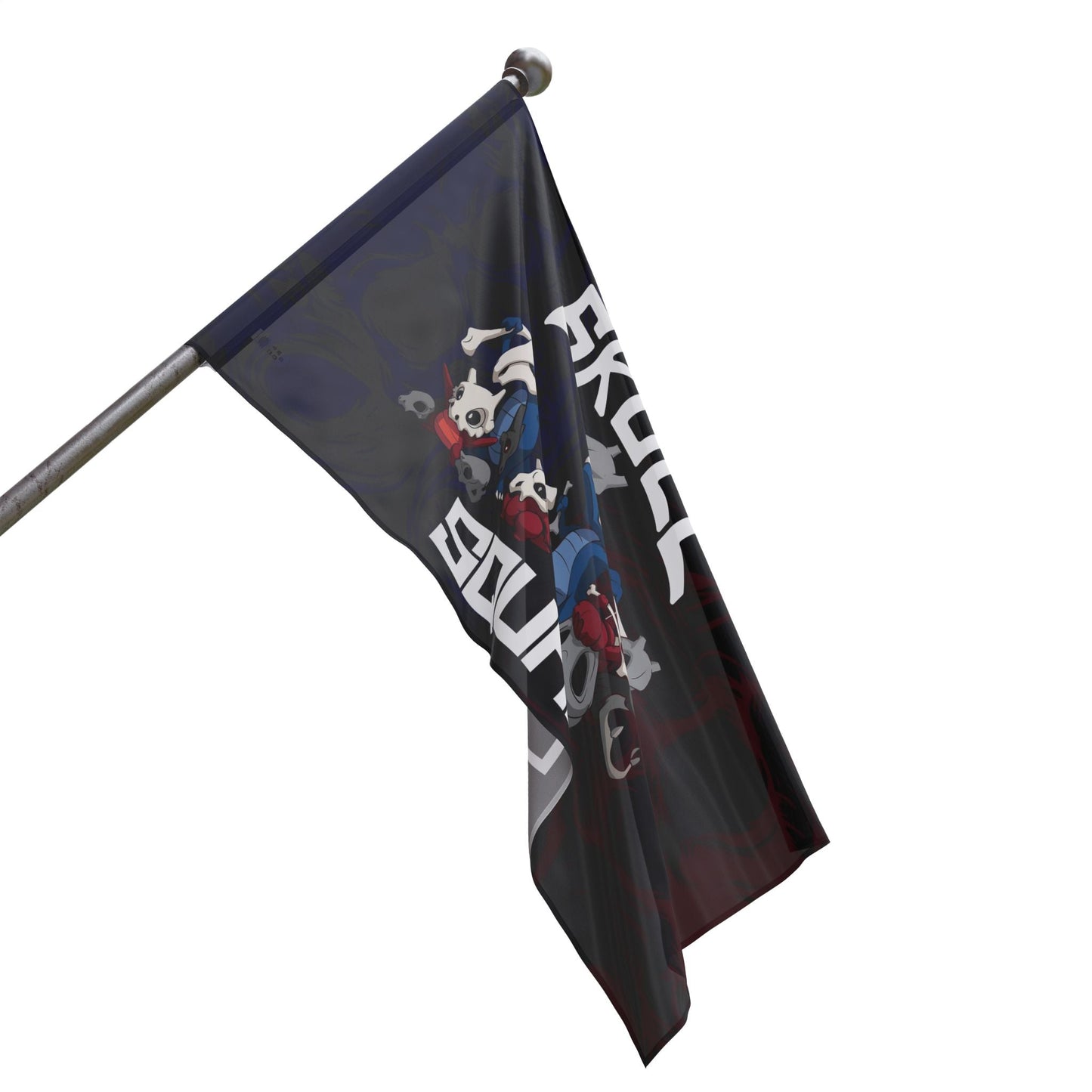 Dark Navy Group Bone Rave Flag
