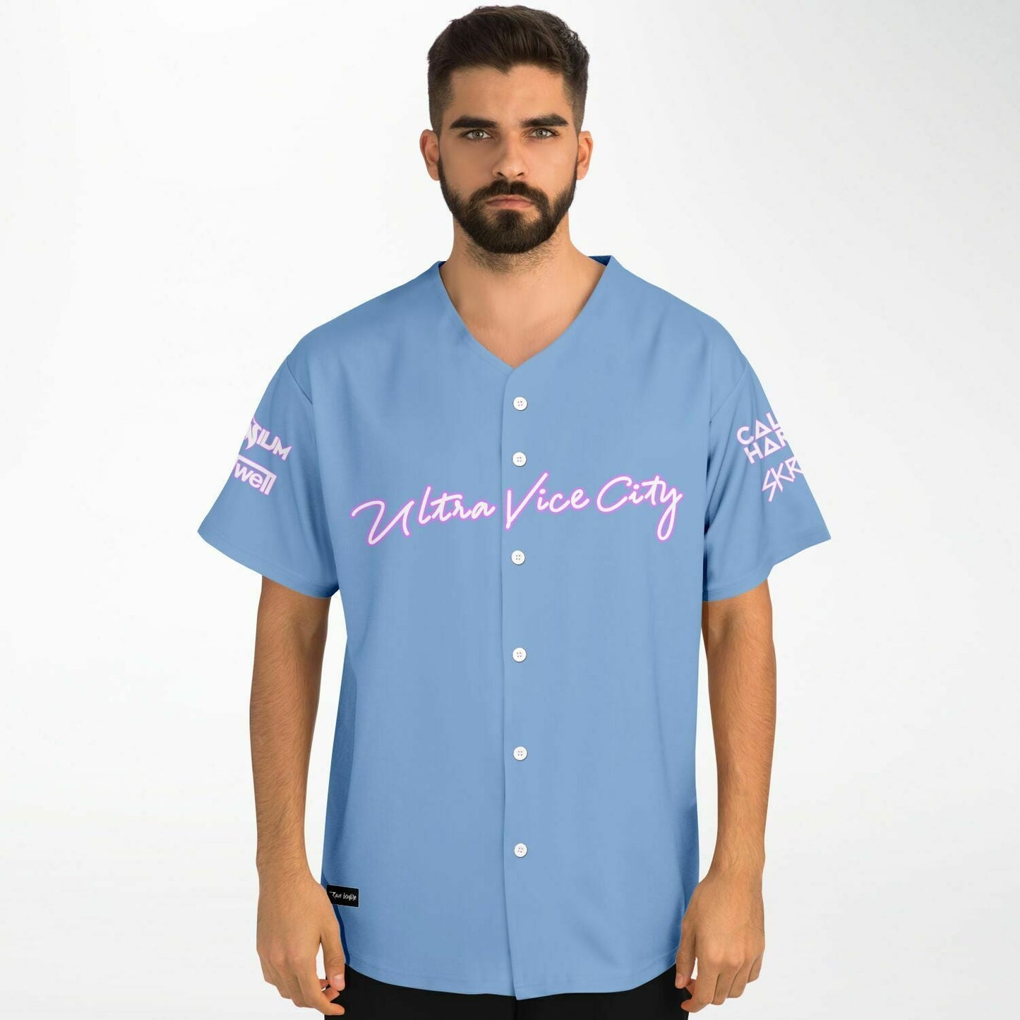 Ultra Music Festival Light Sky No Illustrative Rave Baseball Jersey