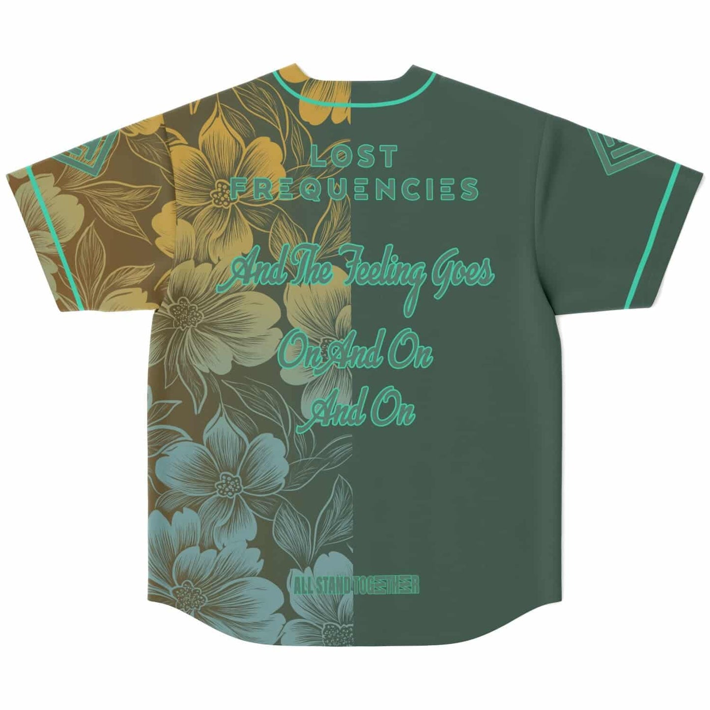 Lost Frequencies Olive Vintage Engraved Rave Baseball Jersey