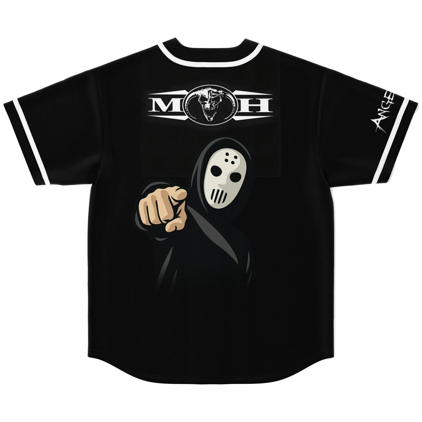 Angerfist Black Rave Baseball Jersey