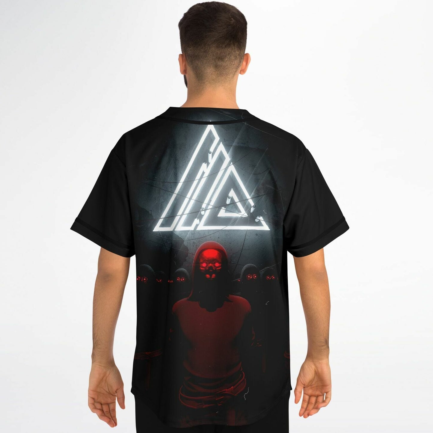 ATLiENS Black Bold Wordmark Rave Baseball Jersey