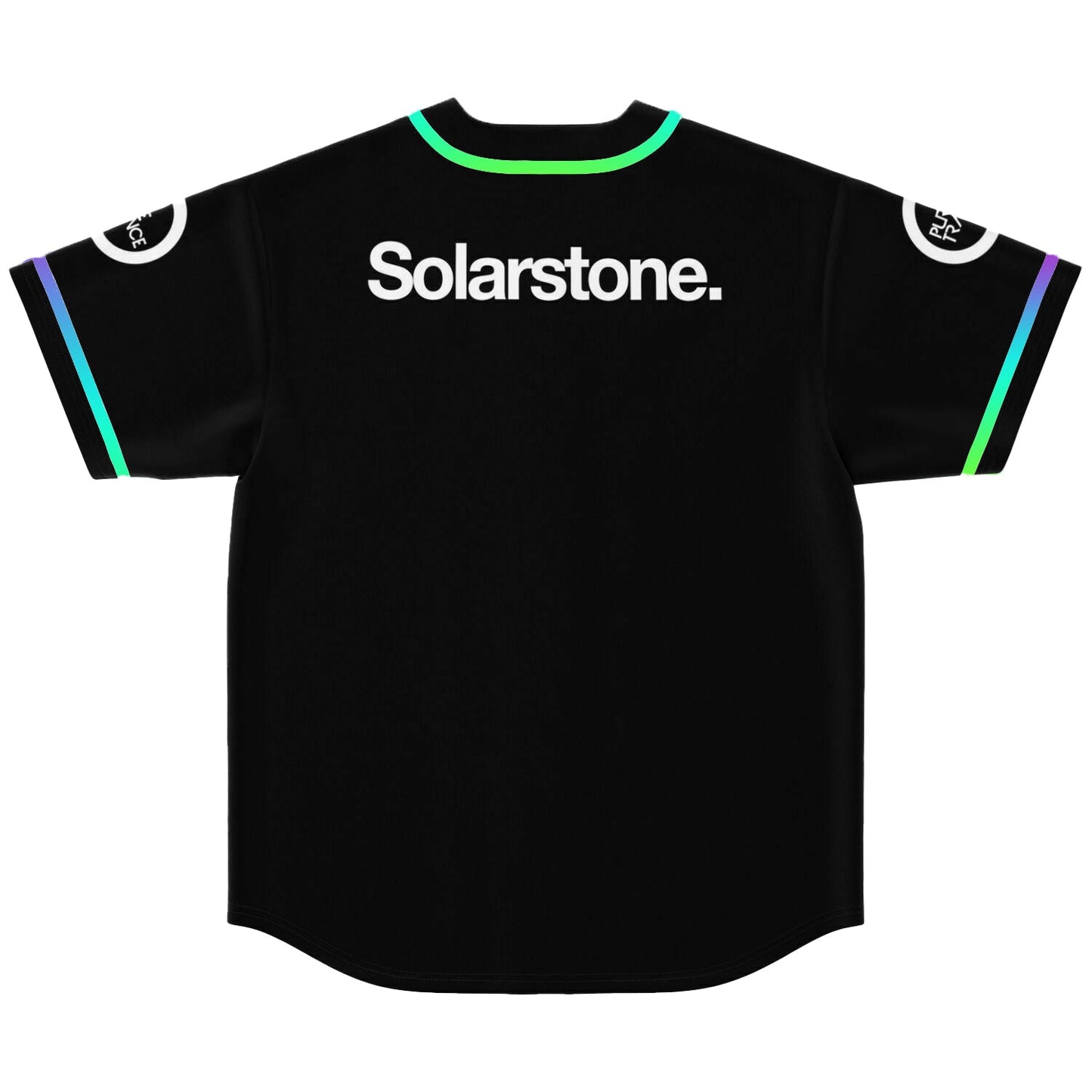 Solarstone Black Mostly Jersey Rave Baseball Jersey