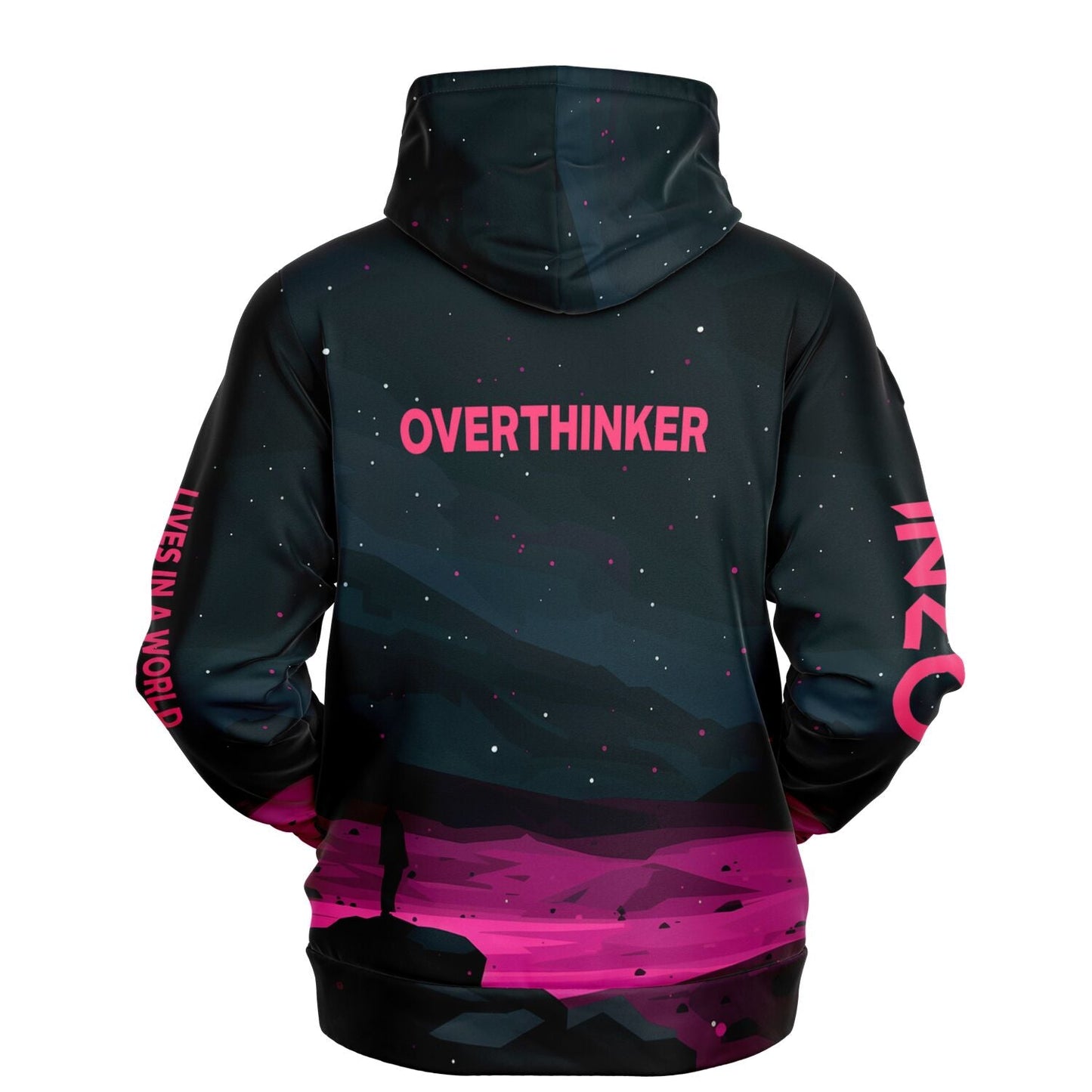 INZO Overthinker Synthwave Rave Hoodie