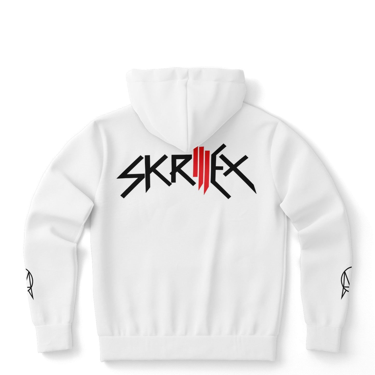 Skrillex White Logo Rave Hoodie