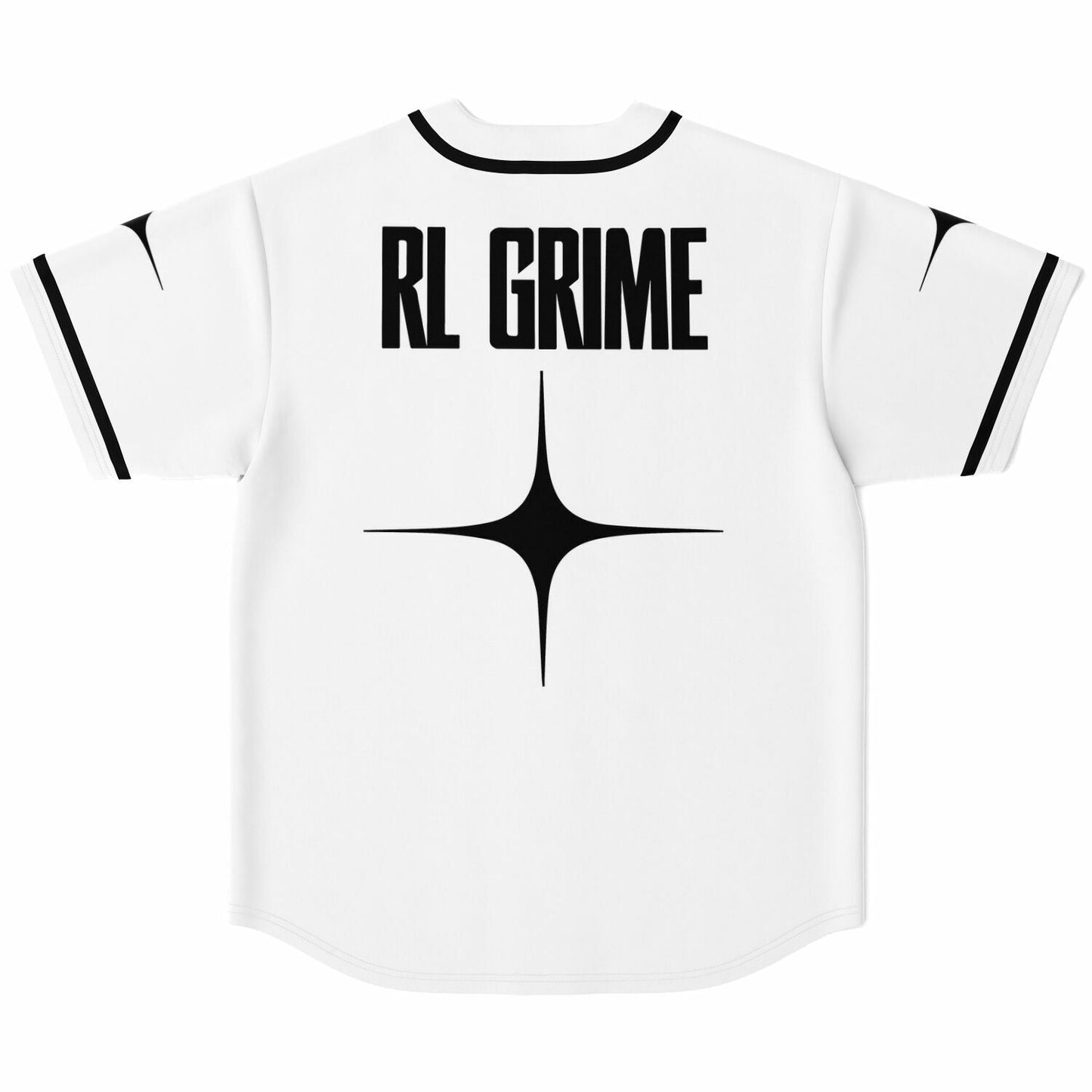 RL Grime White Boxed ‘Rl Rave Baseball Jersey