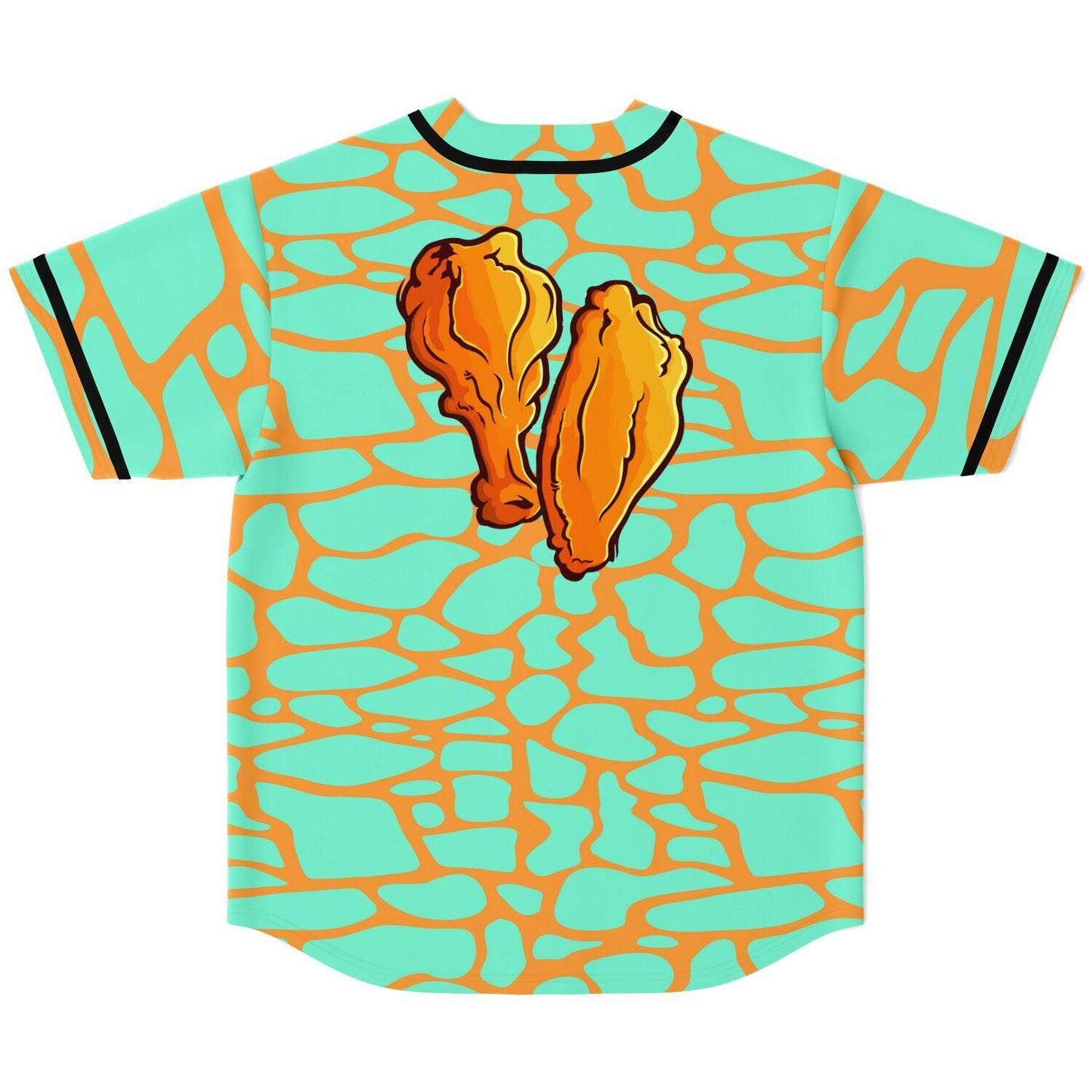 Mint Cracked Stone Rave Baseball Jersey