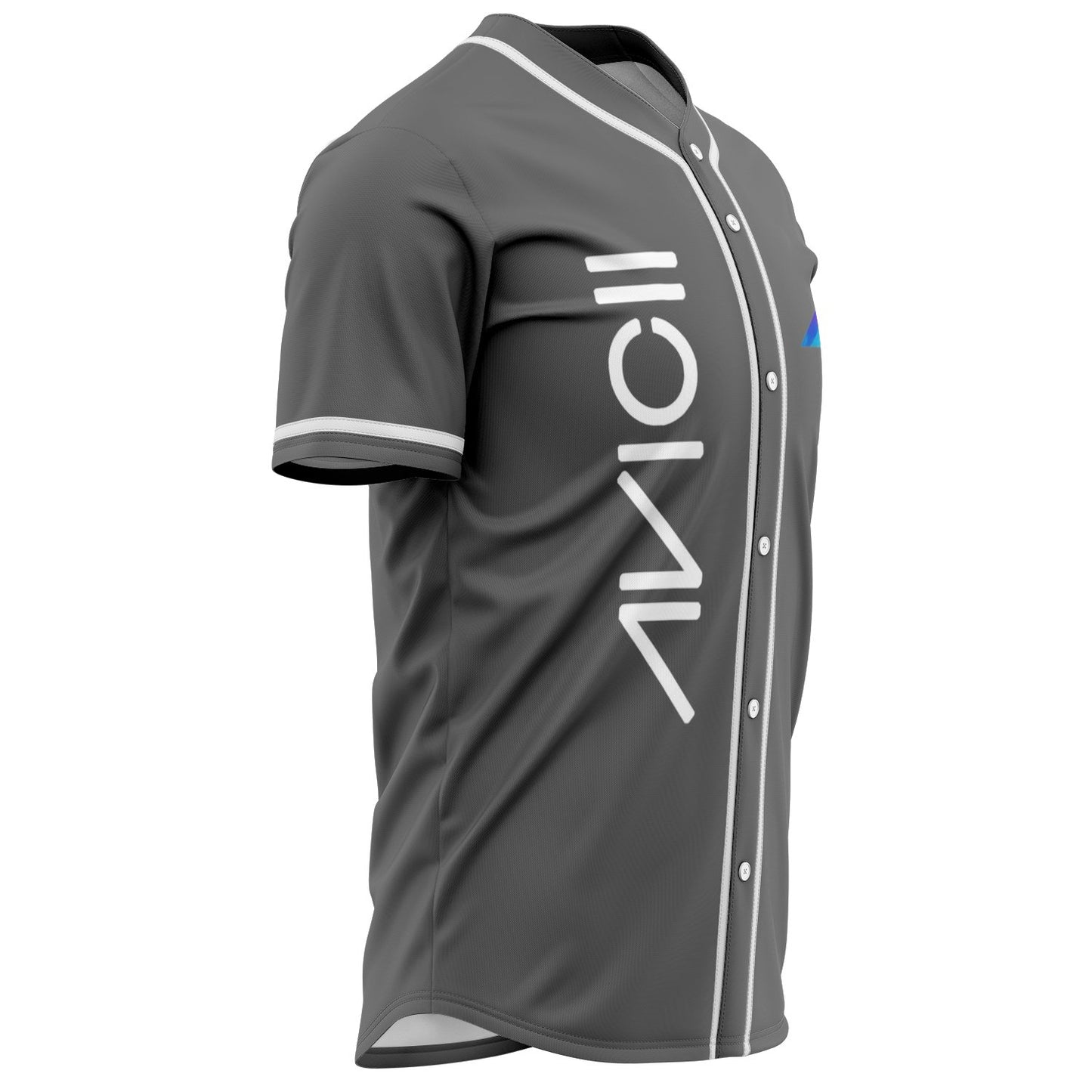 Avicii Charcoal Minimal Branded Rave Baseball Jersey