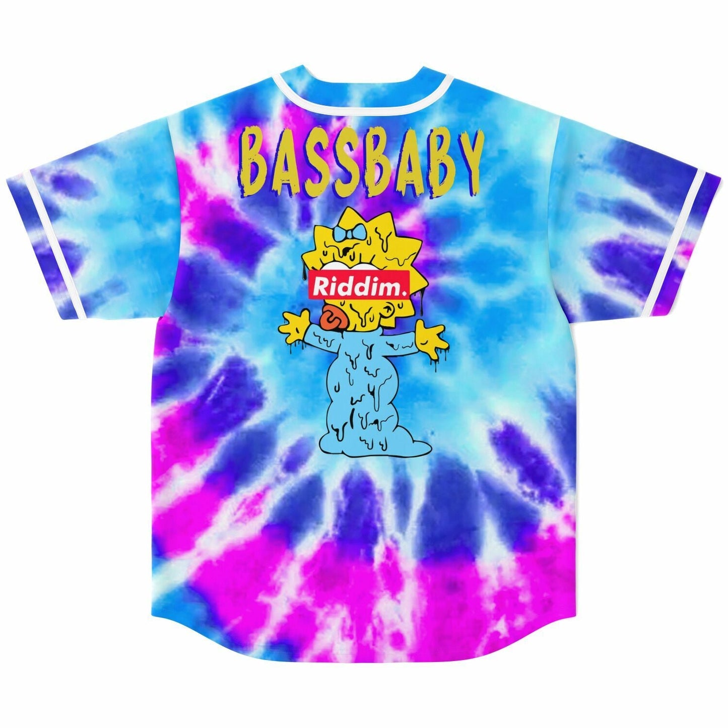 Blue Melting Rave Baseball Jersey