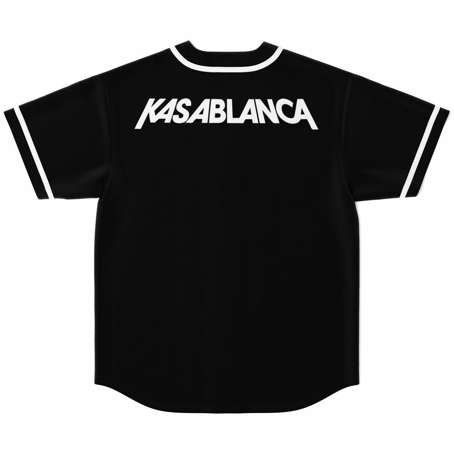 Kasablanca Black Minimal — Rave Baseball Jersey