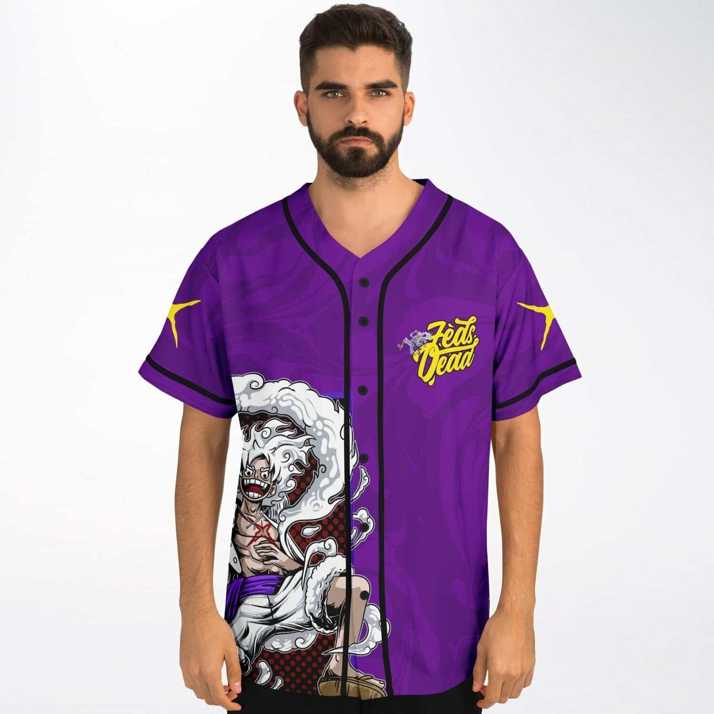 Zeds Dead Purple Anime Character Rave Baseball Jersey