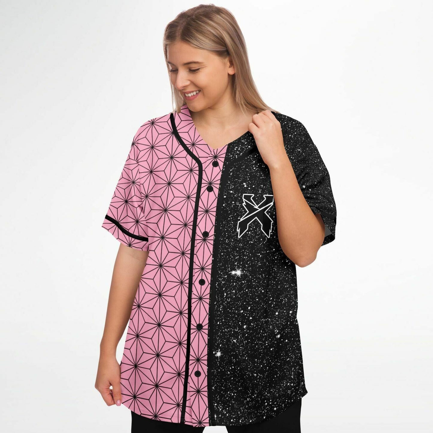 Excision Split ‘X’ Logo Rave Baseball Jersey