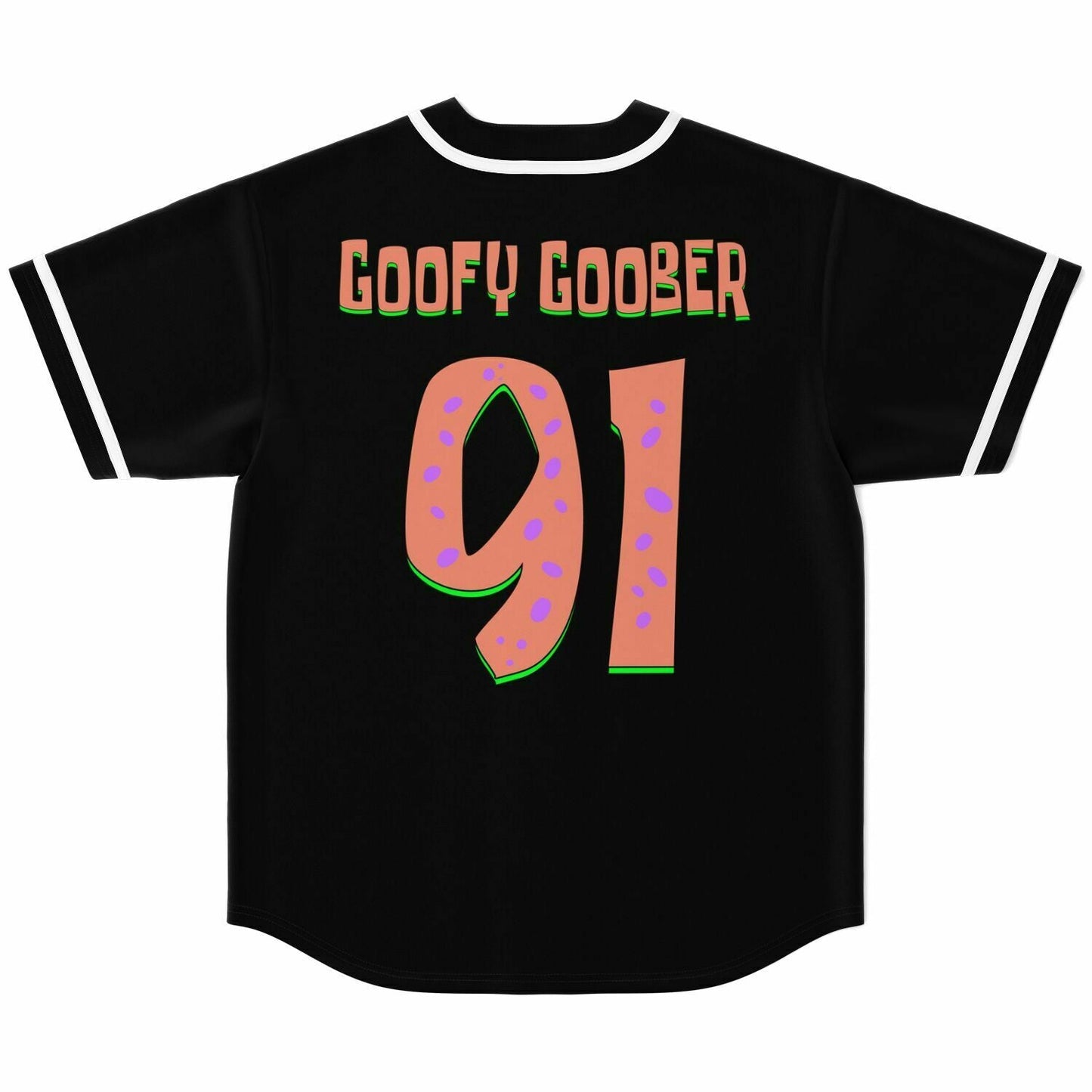 Black Spongebob Balloon Rave Baseball Jersey