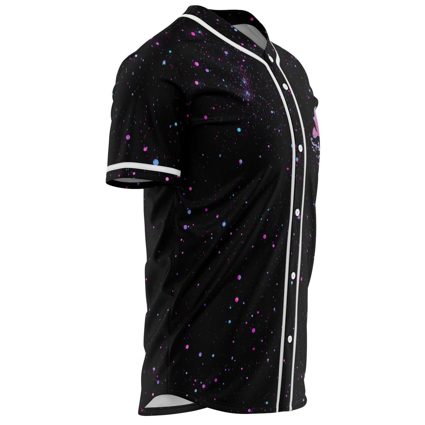 Black Starry Rave Baseball Jersey