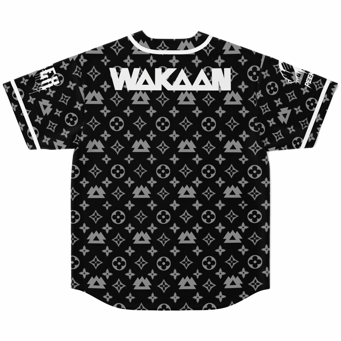 WAKAAN Black Louis Vuitton Rave Baseball Jersey
