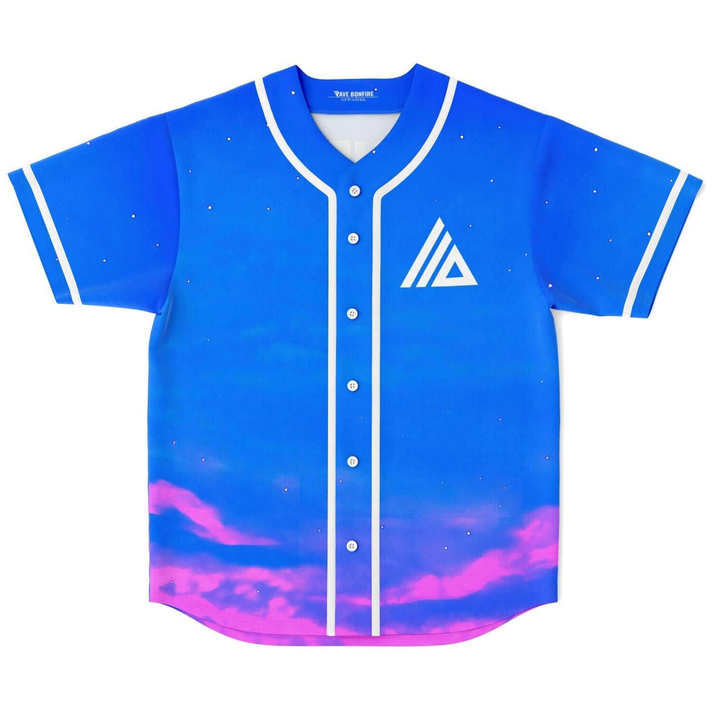 ATLiens Royal Blue Cartoon Ufo Rave Baseball Jersey