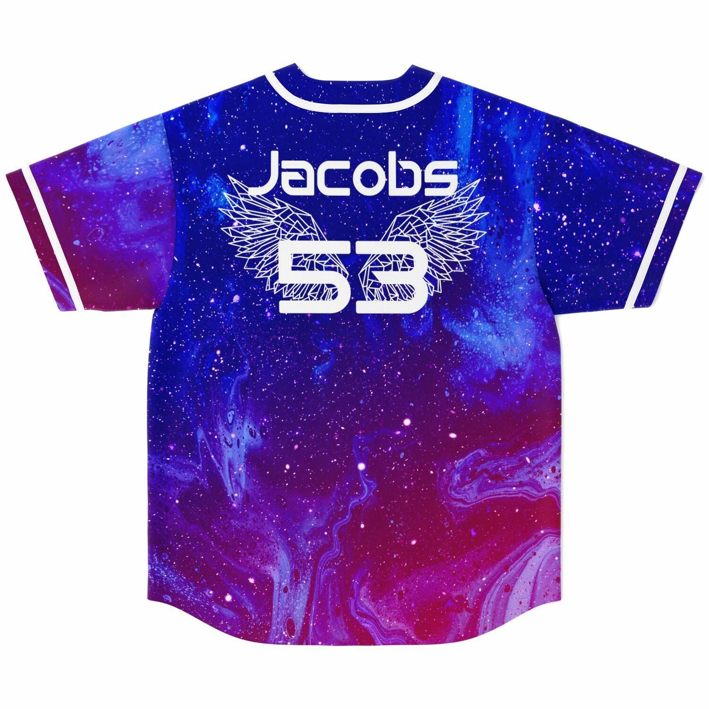 Blue Vivid Purple Rave Baseball Jersey