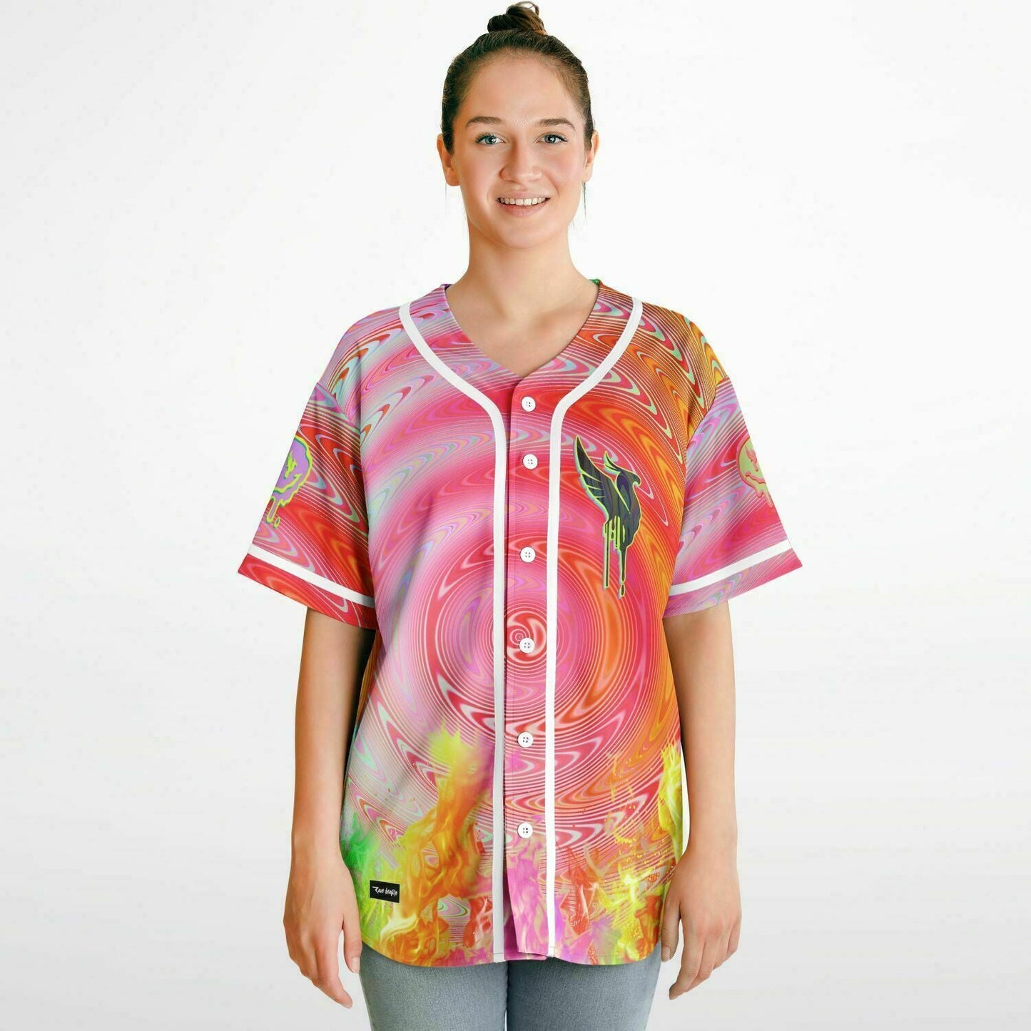 Subtronics Pretty Rave Girl Reversible Baseball Jersey
