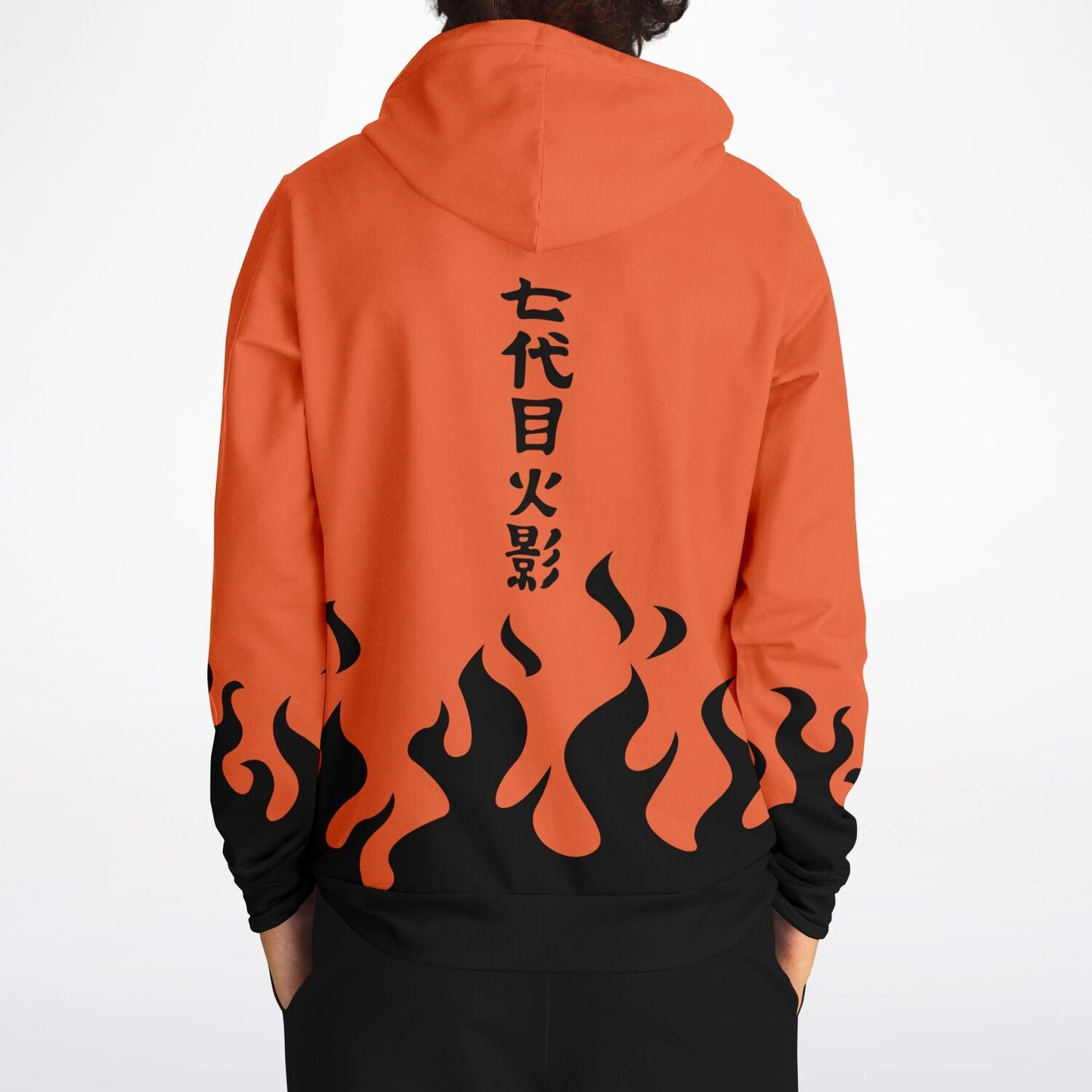 Orange Hokage Anime Cloak Rave Hoodie