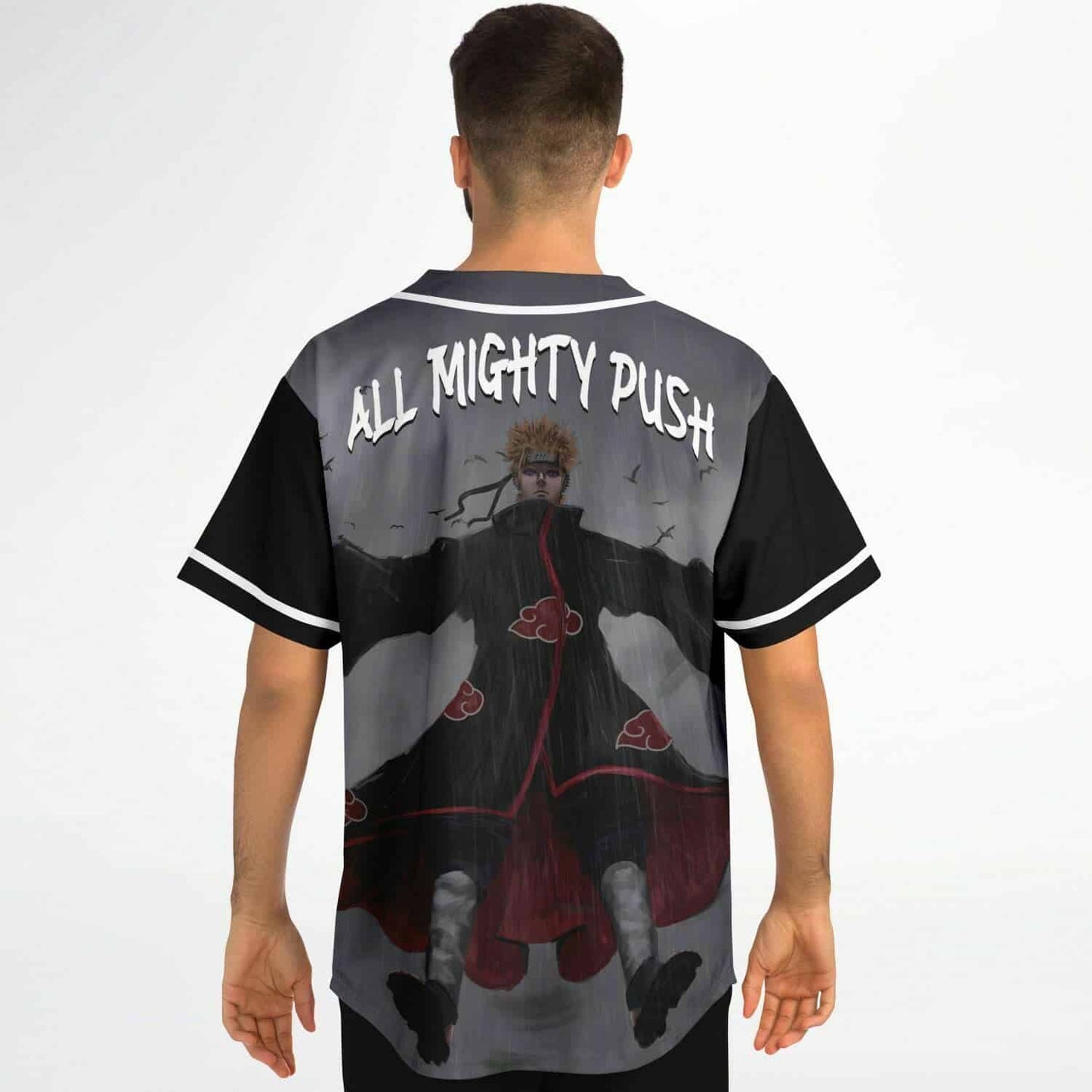 Black Grey Shows Pair Rave Baseball Jersey