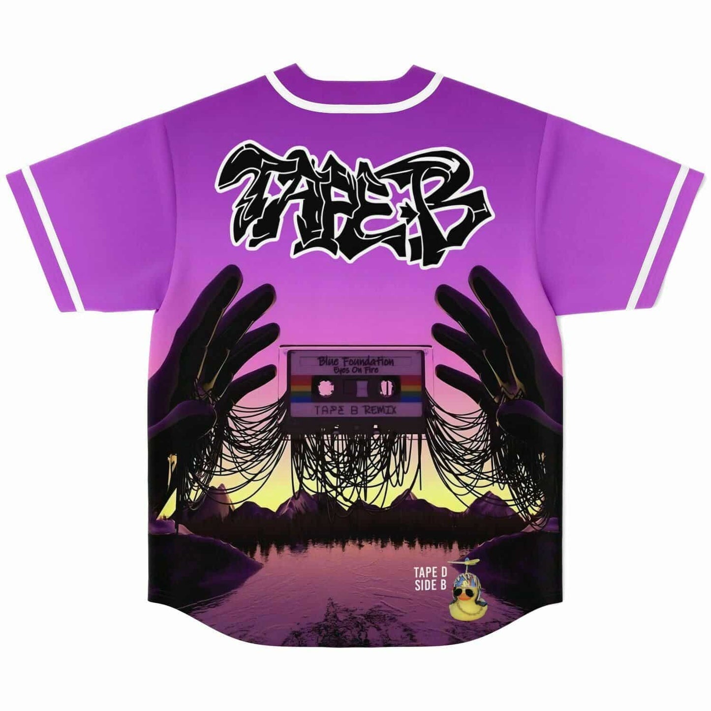 Tape B Purple Rave Baseball Jersey