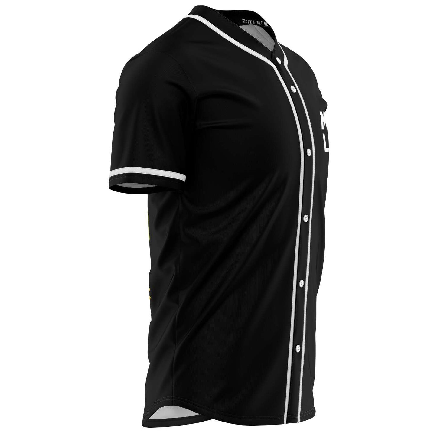 Major Lazer Black Cartoon Commando Rave Baseball Jersey