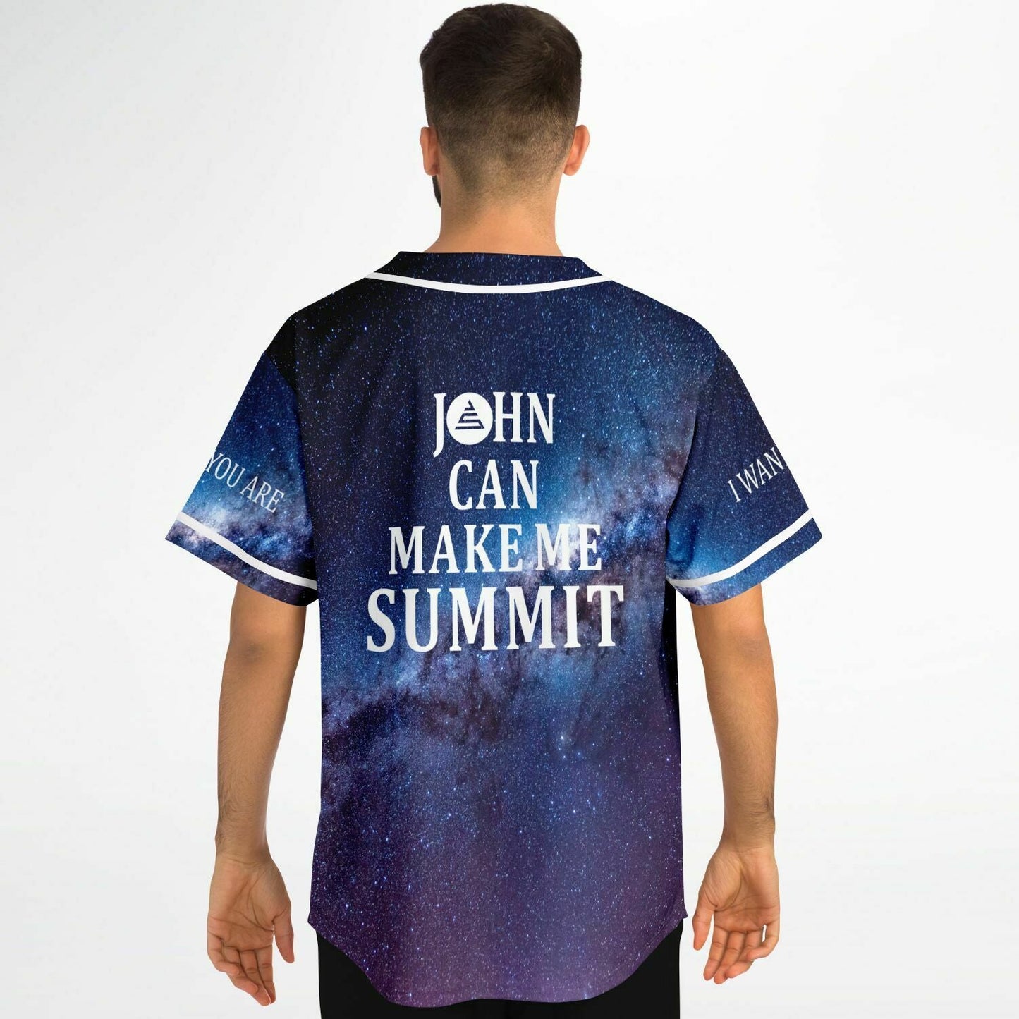 John Summit Deep Blue Milky Way Rave Baseball Jersey