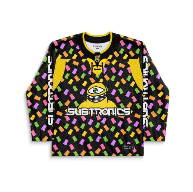 Subtronics Black All Tossed Rave Hockey Jersey
