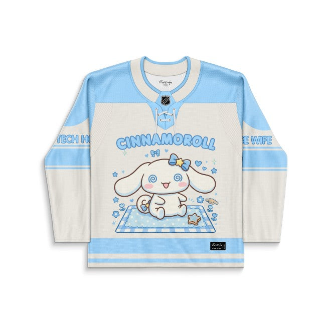 Cream Cinnamoroll Rave Hockey Jersey
