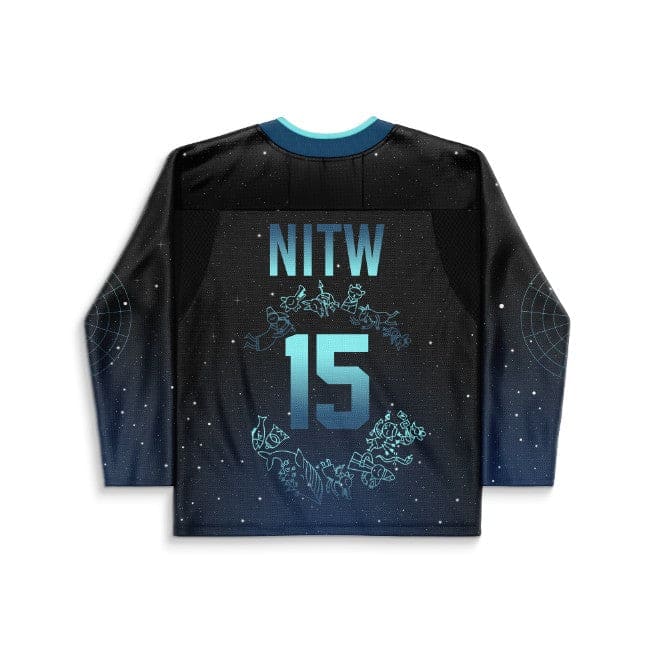 Black Navy Night Sky Rave Hockey Jersey