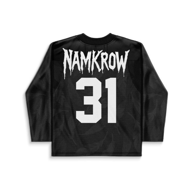 Black Spread Winged Rave Hockey Jersey