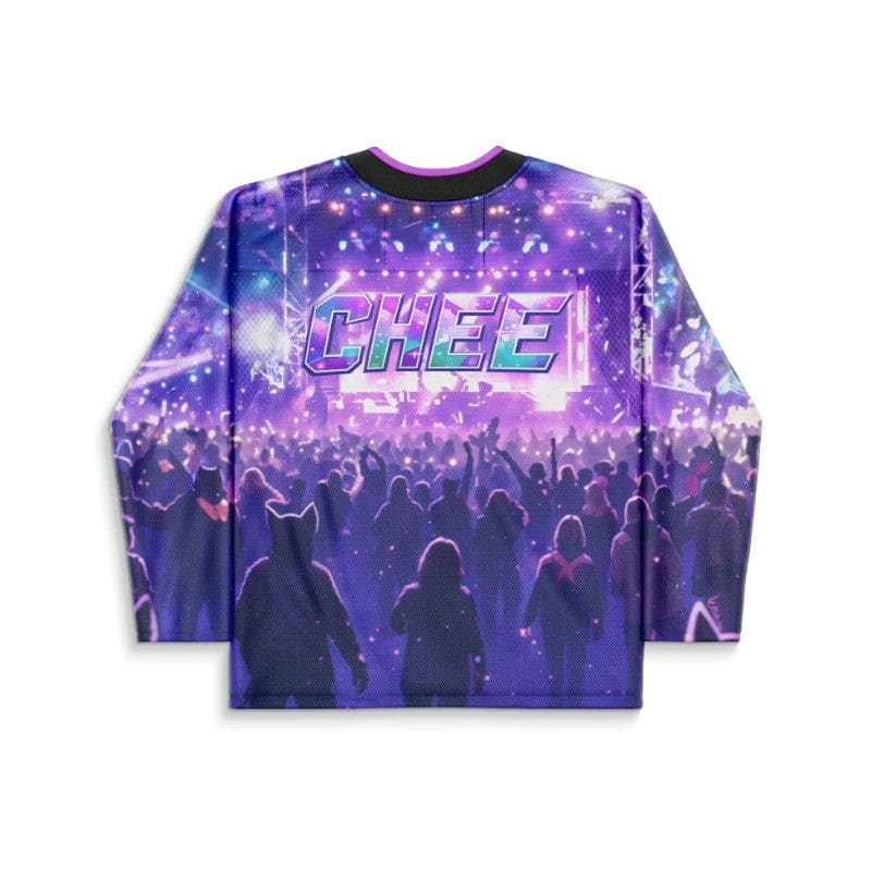 Chee Purple Violet Anime Raver Rave Hockey Jersey