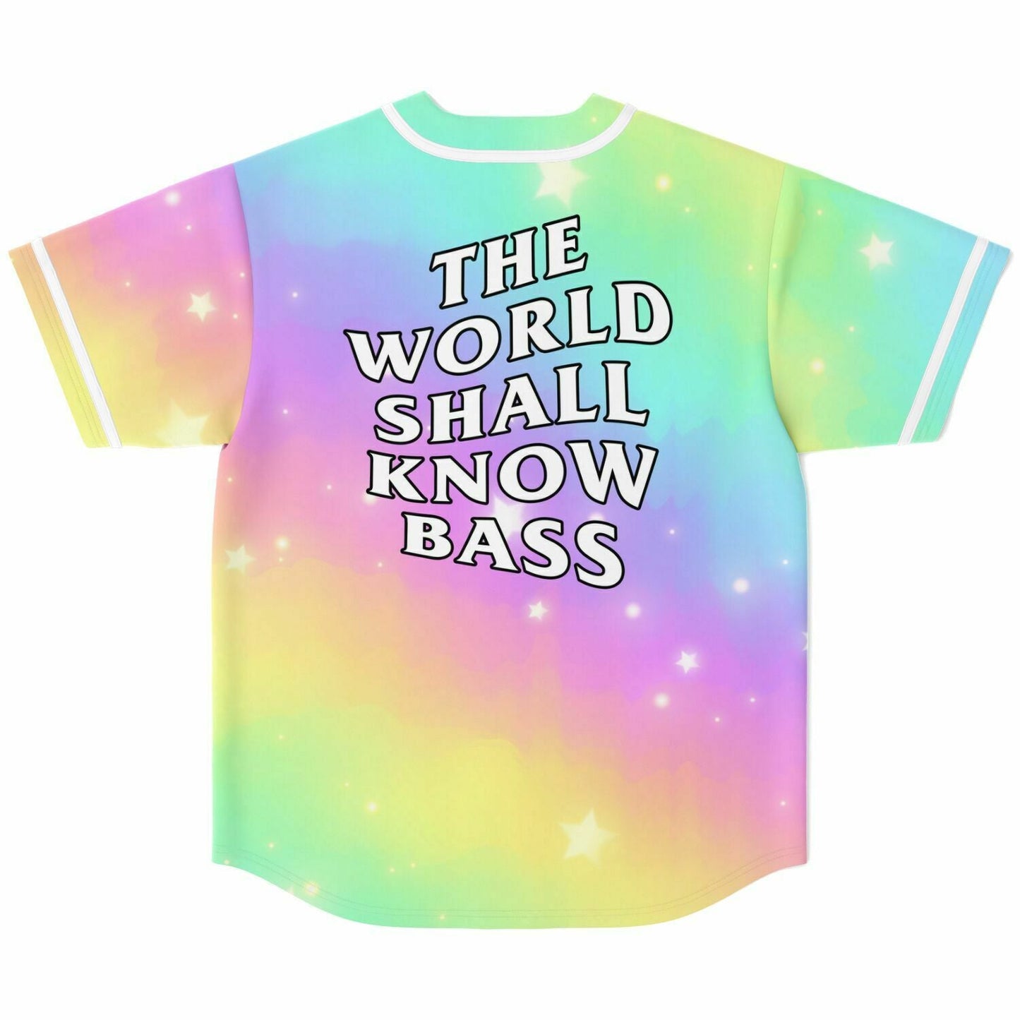 Pastel Rainbow Soft Cloud Rave Baseball Jersey