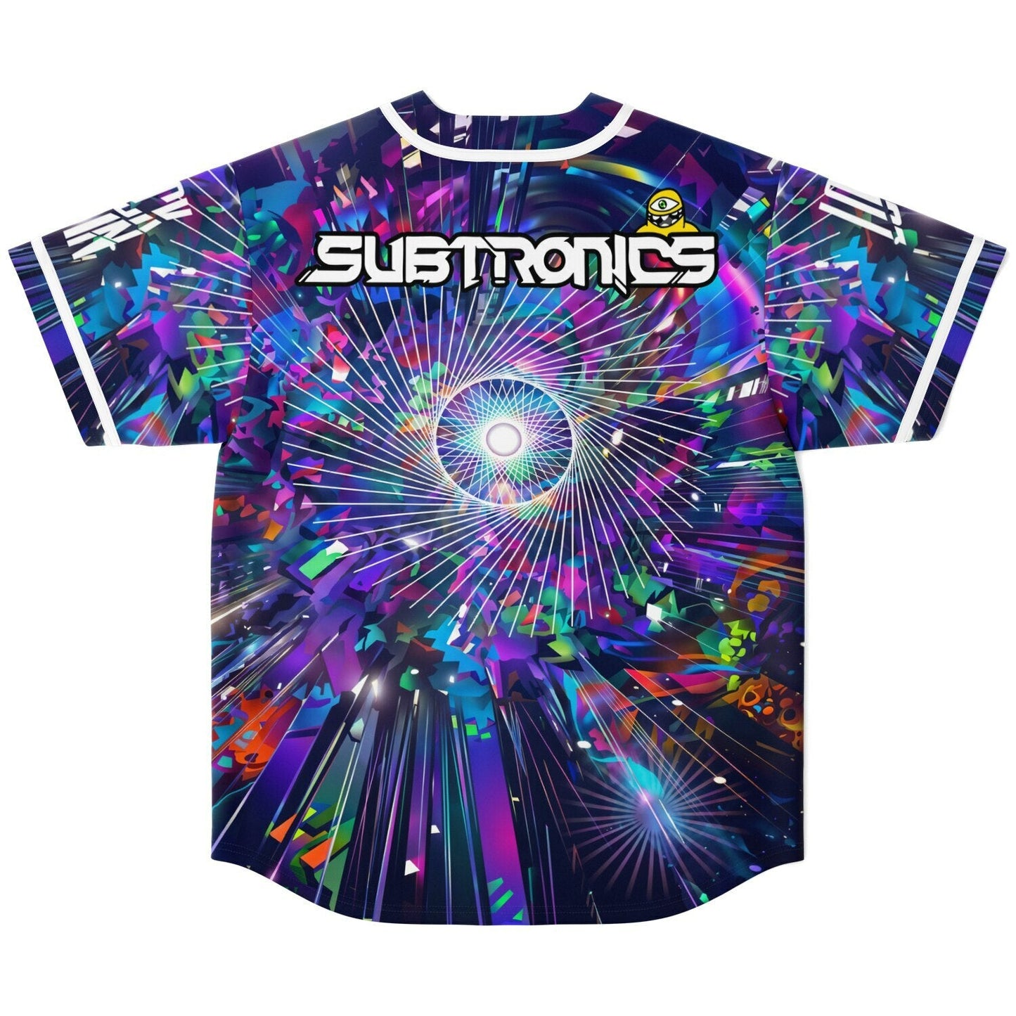 Subtronics Purple Explosive Perspective Rave Baseball Jersey